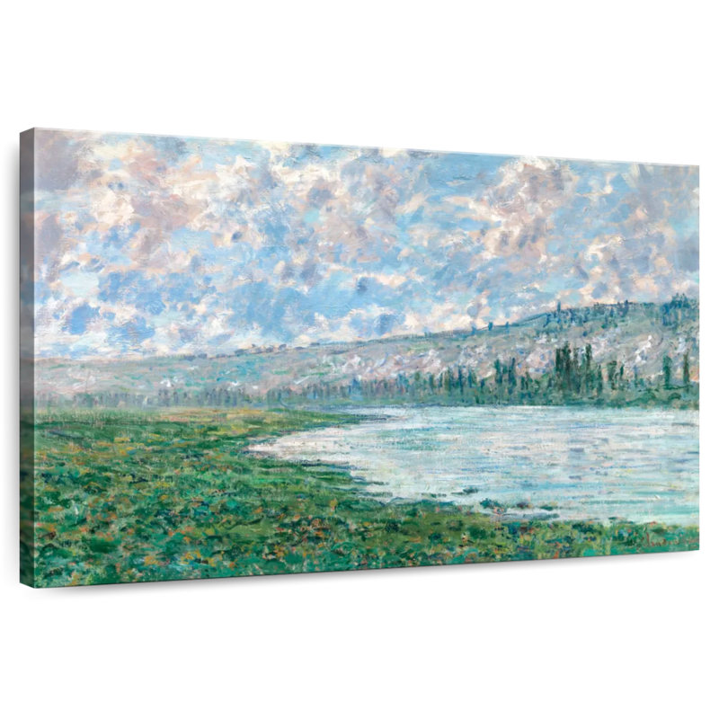 Alvord la seine à Vetheuil 1880, H 8 po x l 12 po