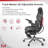 Ergonomic Gaming Chair with 6D Armrests, 136° Recline & 3-Level Lumbar Support , 300lbs