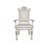 ACME Vendome Arm Chair (Set-2), Synthetic Leather & Antique Pearl Finish-99926788-99926789