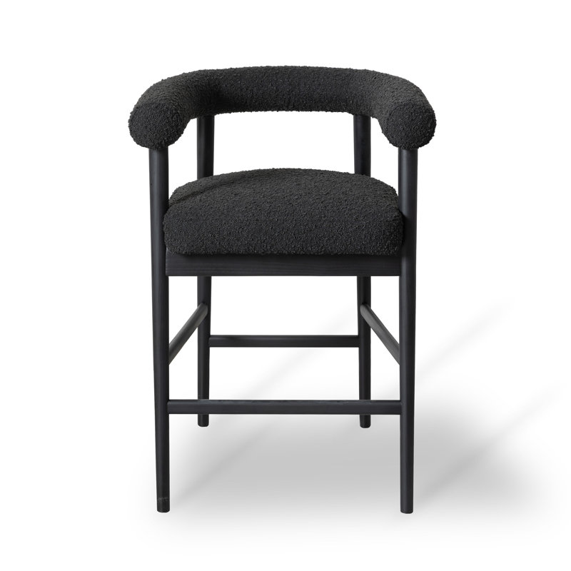 Spara Performance Boucle Counter Stool, Black