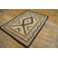 Neutral Antique Tribal Design Native American Wool Navajo Flat Weave Rug
