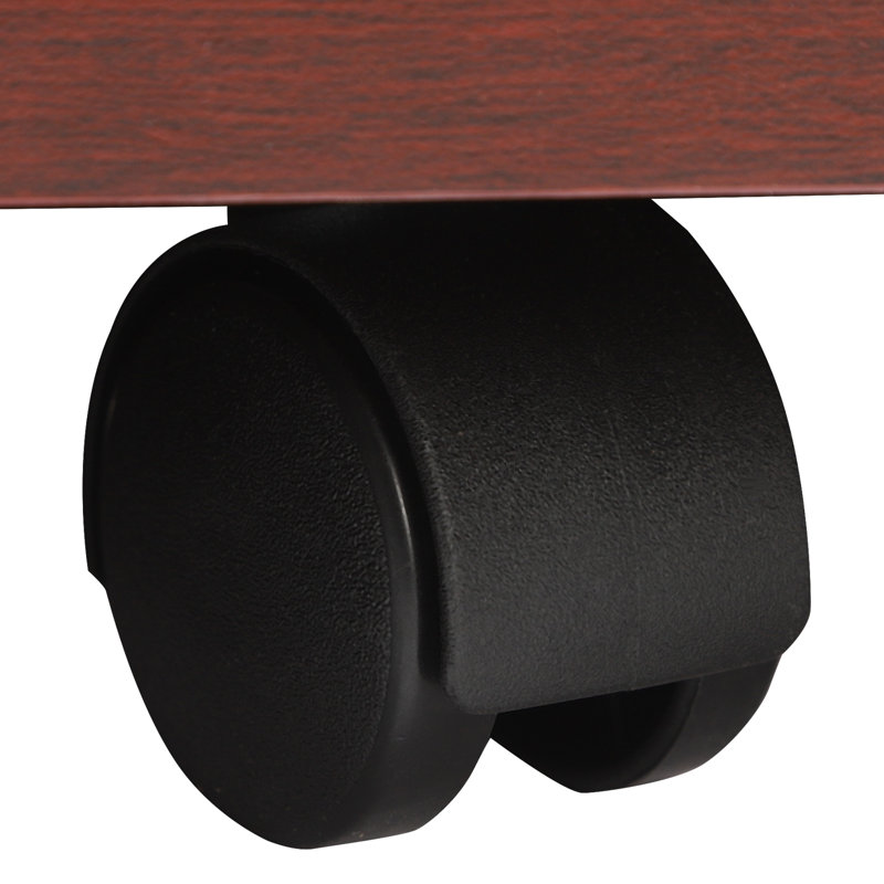 Support portatif en bois 40,9 "avec roulettes