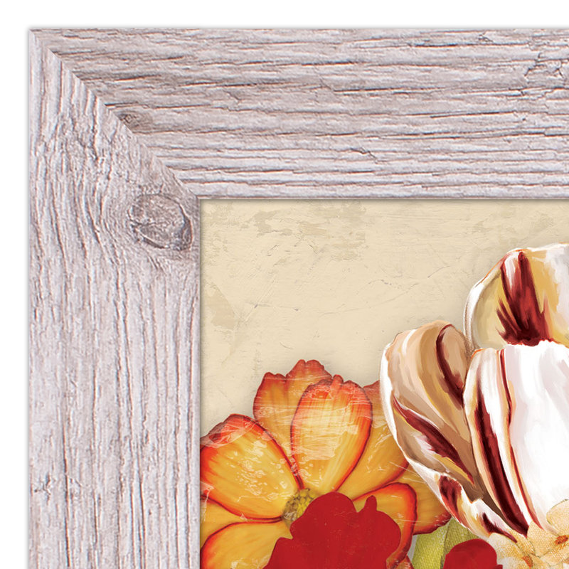 Red Bouquet, reproduction encadrée, H 14 po x l 11 po x P 0,75 po