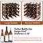 Caely Wine Bottle Rack Black