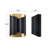 Dimmable Curl Up/Down Metal Flush Mounted Sconce