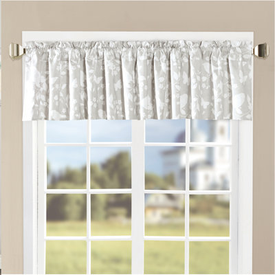 Floral Tailored Window Valance