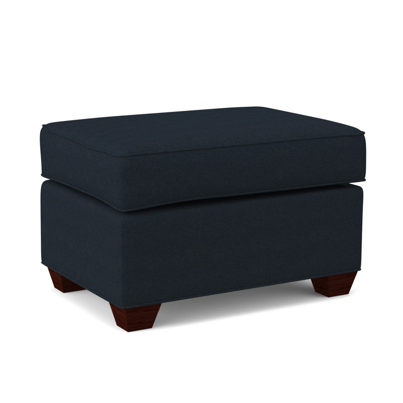 Repose-pieds standard de 27 po Clark, Empire acajou, Bleu marine antique