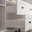 Armoire 63 po avec 4 portes et 2 tiroirs