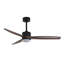 Ventilateur de plafond standard noir en noyer foncé Glio de 52 po avec DEL intégrée et télécommande incluse-1979967815-1979967812
