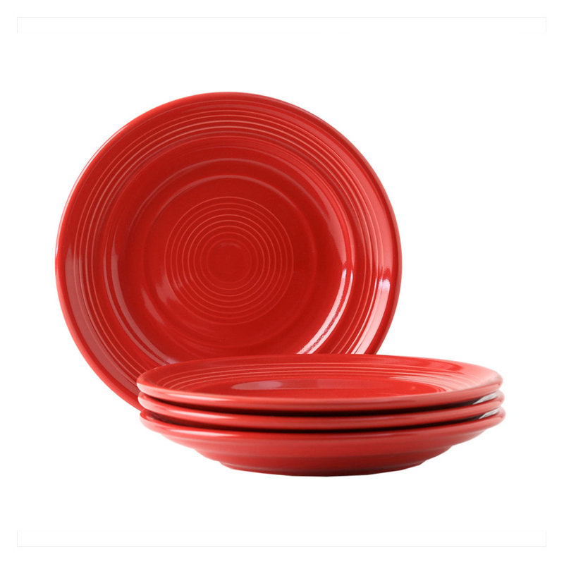 Assiette à hors-d'œuvre 7,5 po Arsène, Rouge Cayenne