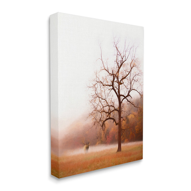 Automne, pré, paysage sauvage, Mo, par Phburchett, 963, Toile tendue, H 20 po x l 16 po x P 1,5 po