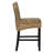 Felipe Wicker Counter Stool with Solid Wood Frame-1751310920