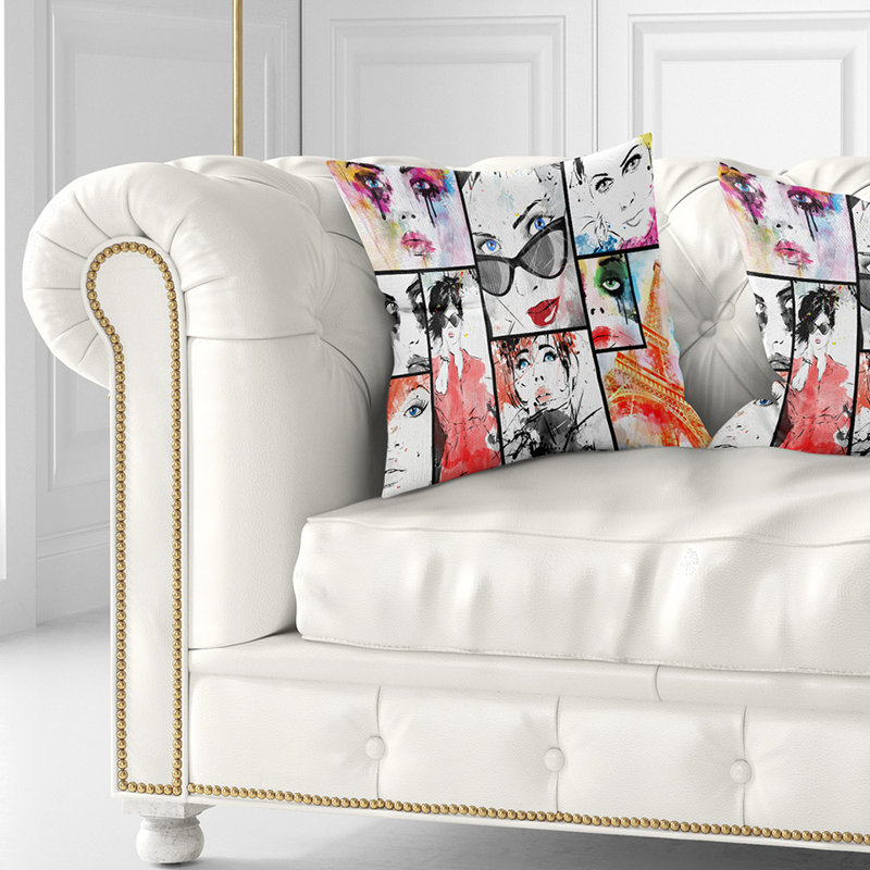 Coussin Corwin, 18 po x 18 po, Polyester/Polyfill