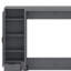 Lit escamotable avec rangement hydraulique, canapé, tablettes et tiroirs Murphy-643114496