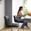Tabouret de bar pivotant en cuir Vegan-107167918