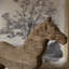 Statue de cheval décorative de table Wesley