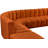 Issic Upholstered Curved Sectional with Ottoman Reversible-89266722