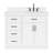 Tidworth 42'' Solid Wood Single Bathroom Vanity with 1.5'' Carrara Quartz Top-943009057-985007344-985007350