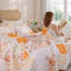 Ensemble de couette aux motifs floraux éclatants-136060874-136060879