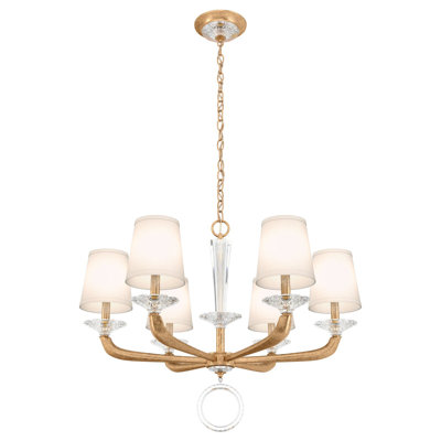 Emilea 6 - Light Glass Chandelier