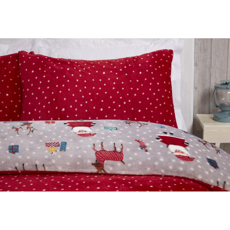 Lorene Graphic Print & Text Duvet Cover Set with Pillowcases Included, Single - 1 Standard Pillowcase