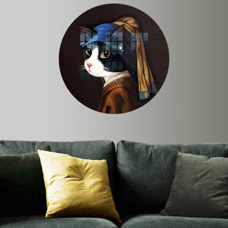 Décorez votre mur avec ce décor d'art pour chat qui convient à toutes les saisons pour les maisons modernes et les cuisines