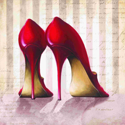Talons rouges rayés