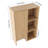 24-Inch Wall-Mounted Side Cabinet And Storage Shelves Combination With Soft Closing Door For Small Bathroom, Study, Storage Room-2018278259