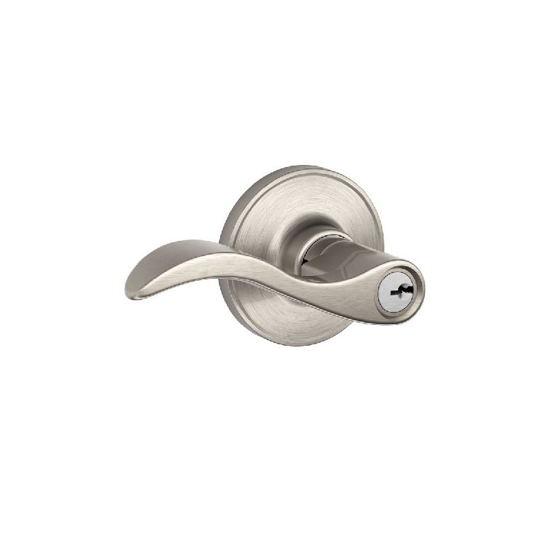 Seville Keyed (Entry) Door Lever, Matte Black