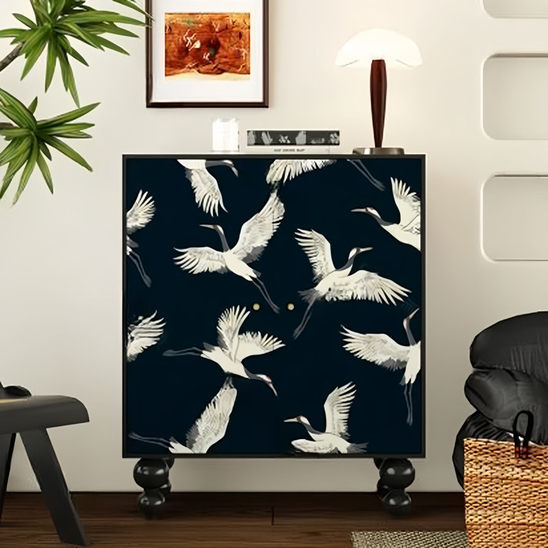 Crane Solid Wood Shoe Storage Cabinet 17 Pair Shoe Storage Cabinet
