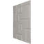 L 19 5/8 po x H 19 5/8 po Panneau mural décoratif décoratif 3D Odessa EnduraWall, brume métallique champagne universelle (couvre 2,67 pieds carrés)-123532515