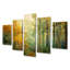 Ensemble de 5 pièces d'art mural rétro «Autumn Woods - Forest»-1839678097
