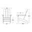 Chaise Adirondack moderne Freedom-110558303