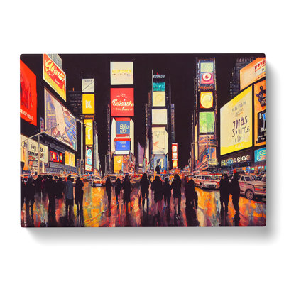 XXX-H1022-WF-6410X New York City Times Square Vol.1 - Wrapped Canvas Print