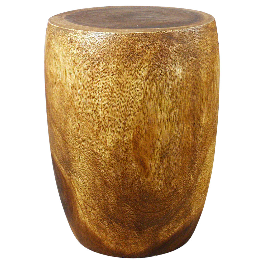 Loon Peak?? Iraima Solid Wood Top Drum End Table & Reviews | Wayfair
