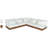 Ivry Water Resistant Fabric Upholstered Outdoor Patio Modular Sectional-1822450563