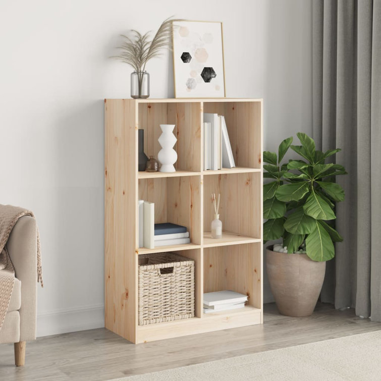 Solid Wood Cube Bookcase