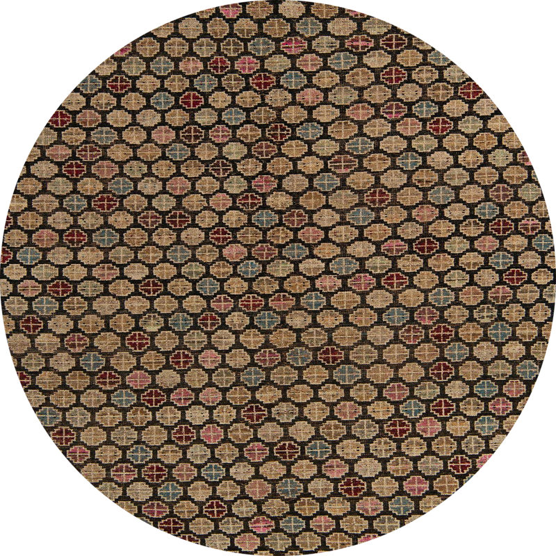 Tapis abstrait moderne 5164, Rond 4 pi