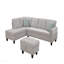Canapé modulaire Basic, coussin décoratif - Canapé équipé