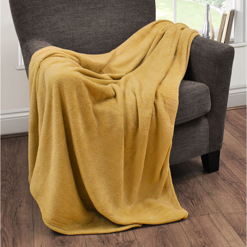 Hiltner Hand Woven Blanket, Ochre