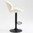 2 Bar Stools In Cream, Adjustable With Back And Foot Rest, Suited For Kitchen Pub Counter Heights Footrest Supplied, Meeting Requirements Of Height Users