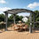 11 pi. L 11 pi. Pergola en aluminium avec auvent