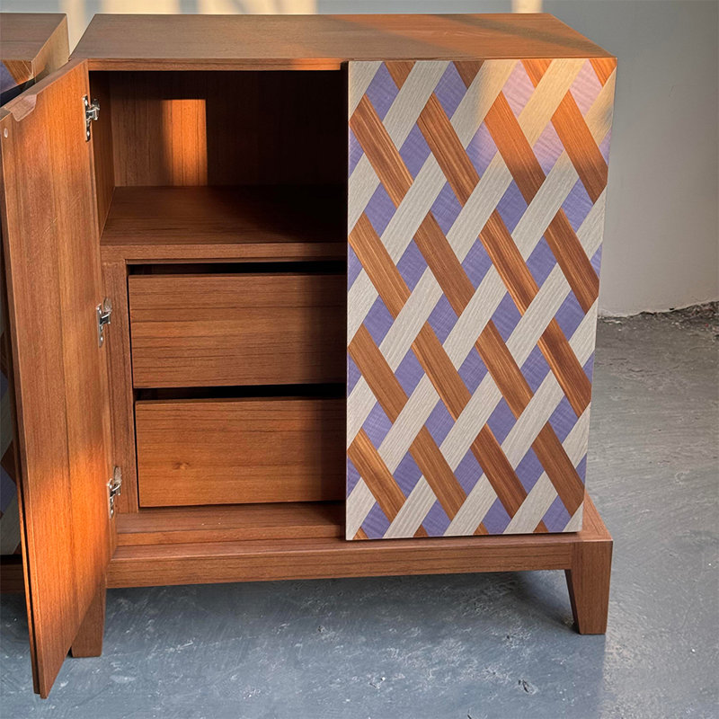 Medieval Zen-style side cabinet