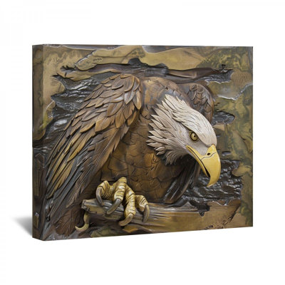 Aigle sur toile