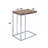 Weathered Oak & Chrome Finish Accent Table