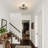 4 - Light  Drum Semi Flush Ceiling Light
