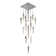 This Exquisite Chandelier Is In A Gold Finish. The Frame Is Made Out Of Metal, And It Comes With Hanging Clear Iceberg Bubble Crystals. You Can Create A Timeless Feel While Using Modern Forms.
