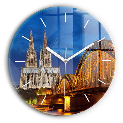 Glass Wall Clock
