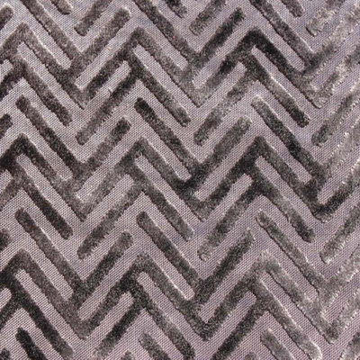 Geometric Velvet Fabric