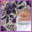 Housses de couette à motif floral mauve-128696883